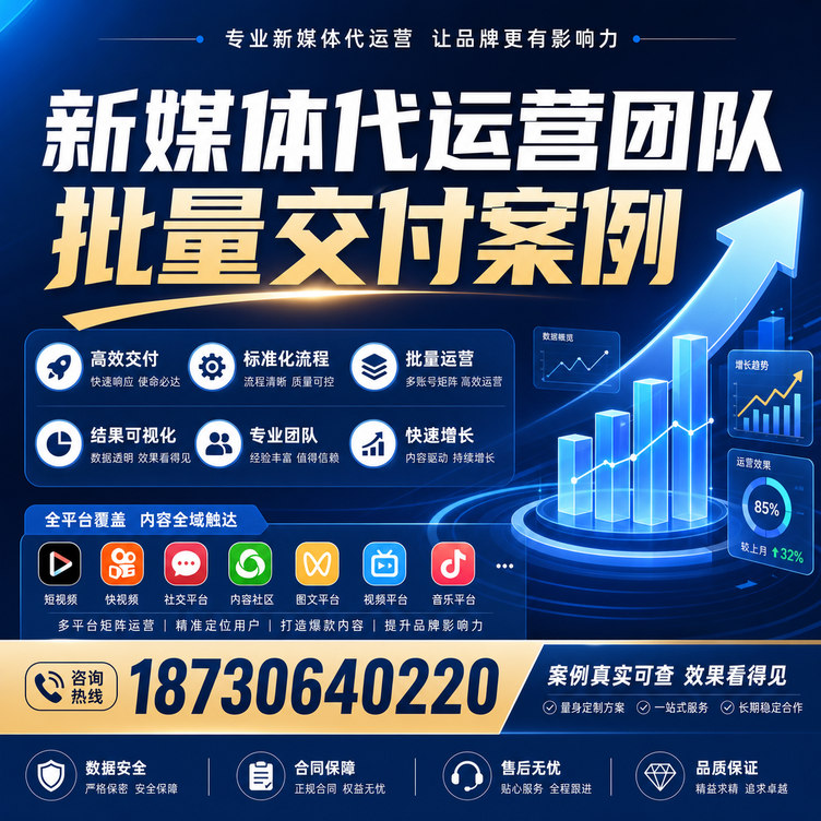 张掖代运营公司多客户账号批量高效交付案例